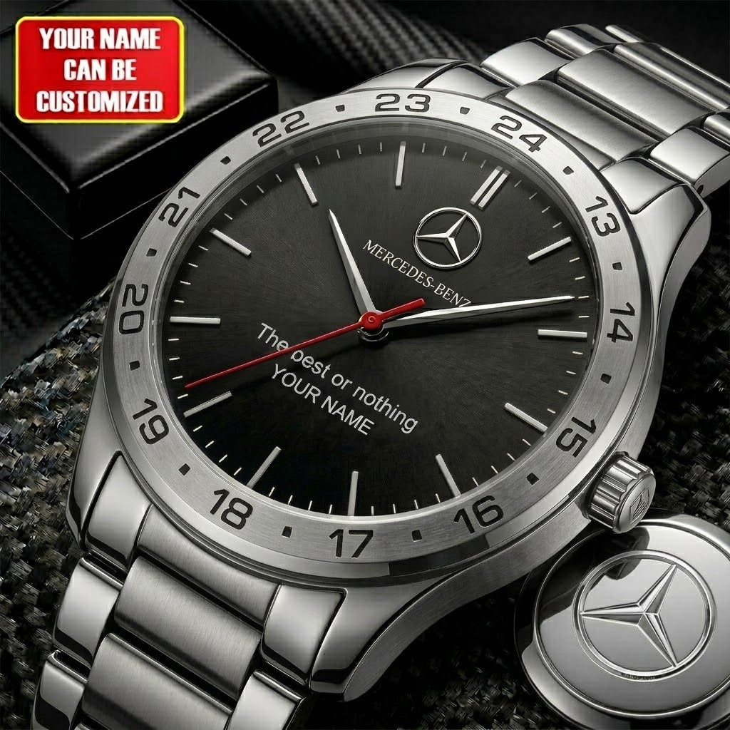 Personalized Mercedes Luxury Alloy Quartz Watch