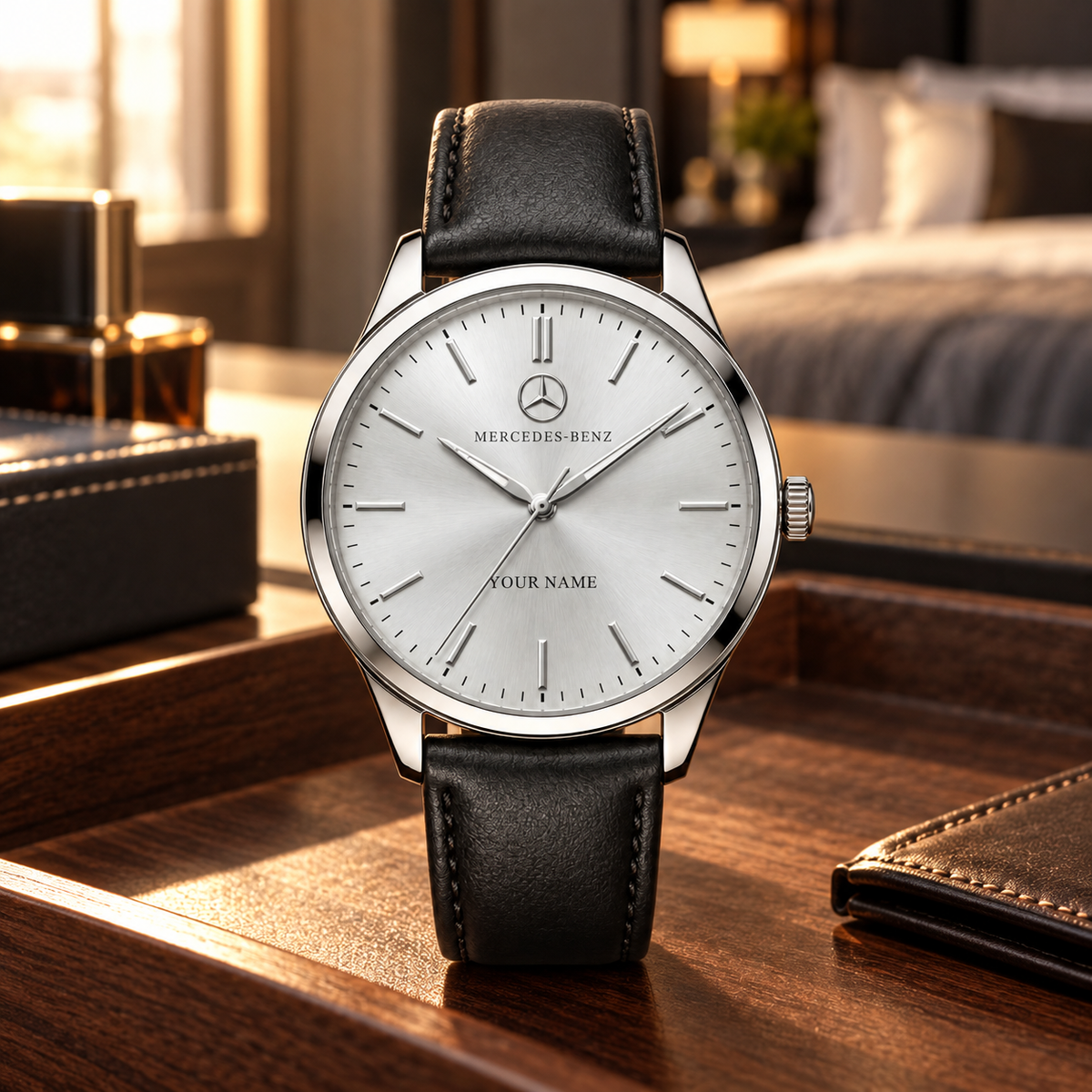 Personalized Merc Toronto 2026 Leather Watch