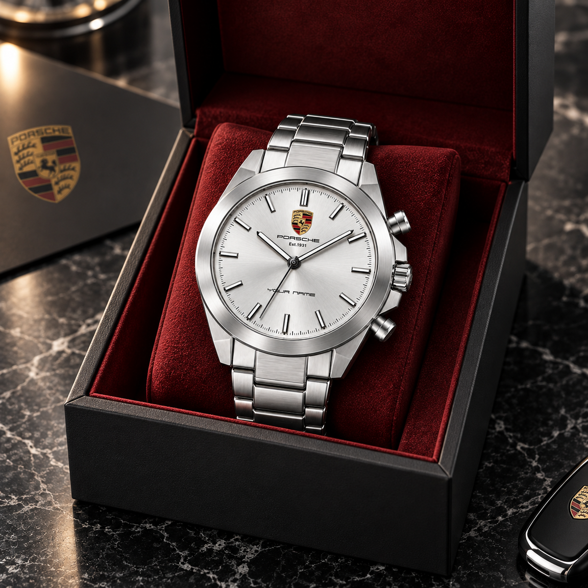 Pors Signature Luxury Alloy Quartz Watch