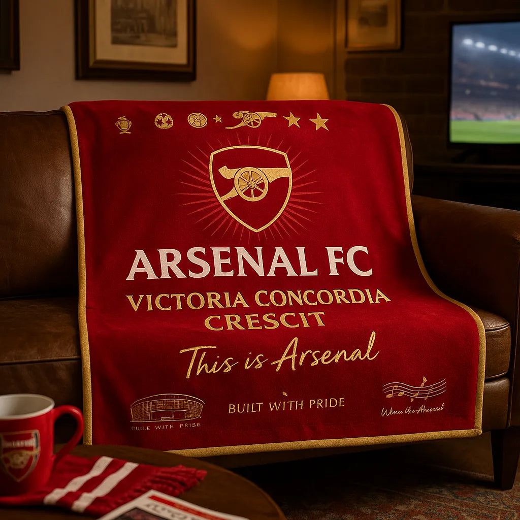 Arsenal FC Glory Match Day 3D Fleece Blanket