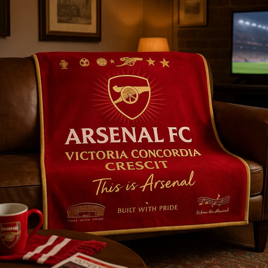 Arsenal FC Glory Match Day 3D Fleece Blanket