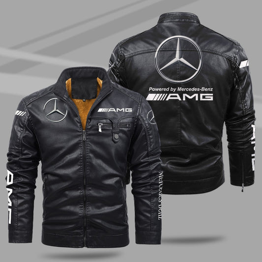 Merc Fleece Leather Jacket Q121114