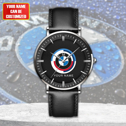 Personalized BW Motorsport Quartz Leather Watch P290207