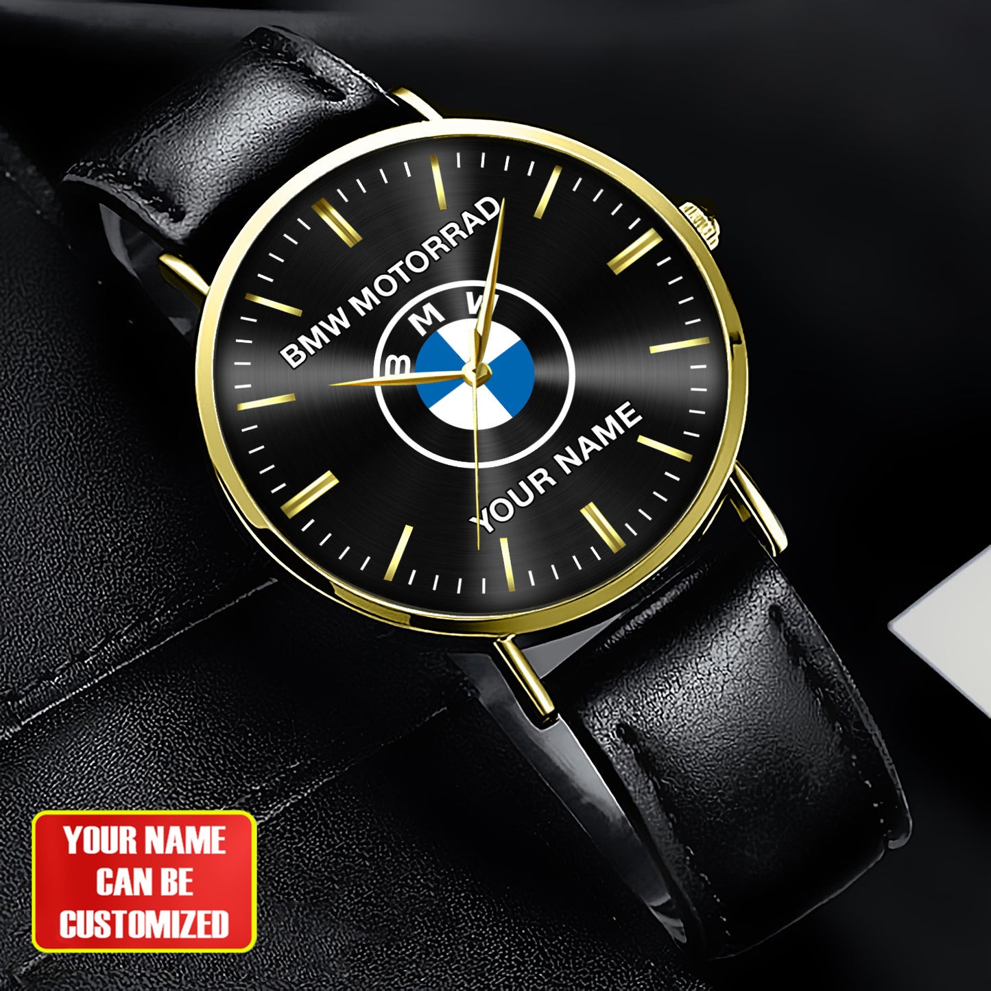 Personalized BW Motorrad Quartz Leather Watch S120310