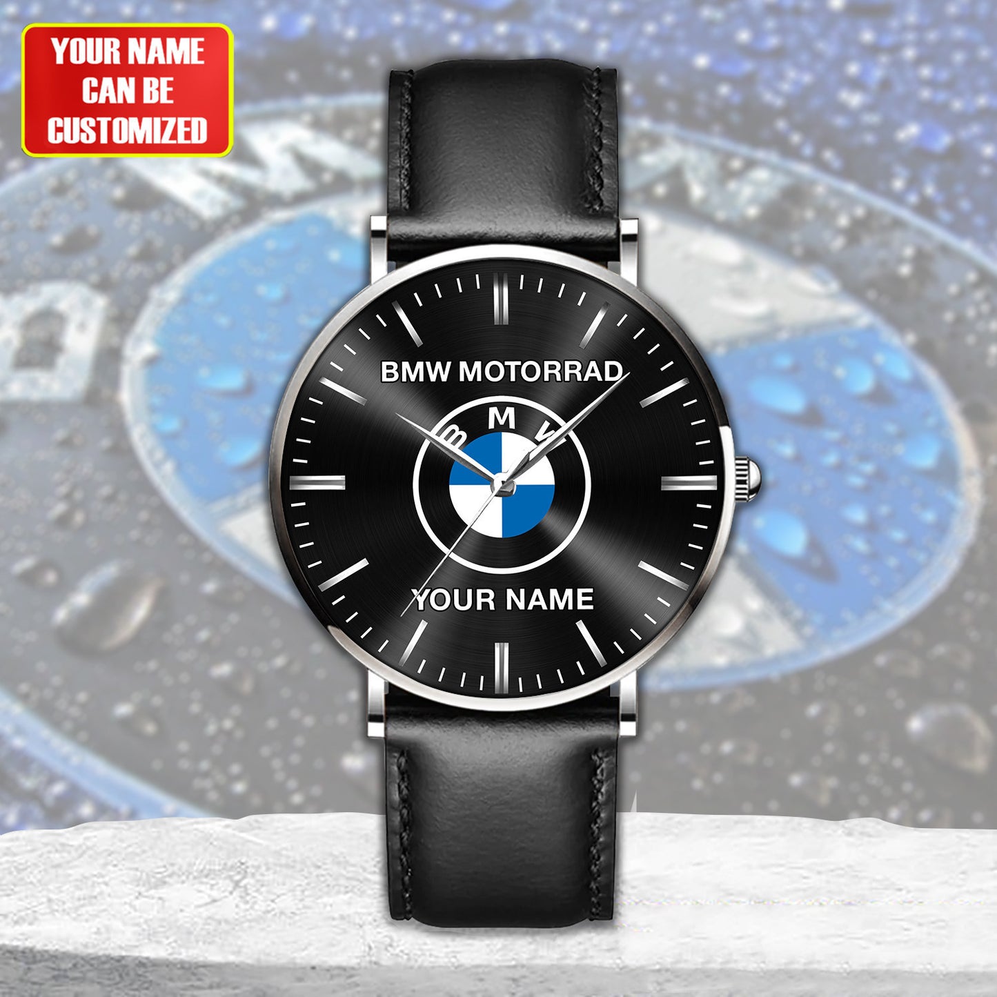 Personalized BW Motorrad Quartz Leather Watch S120310