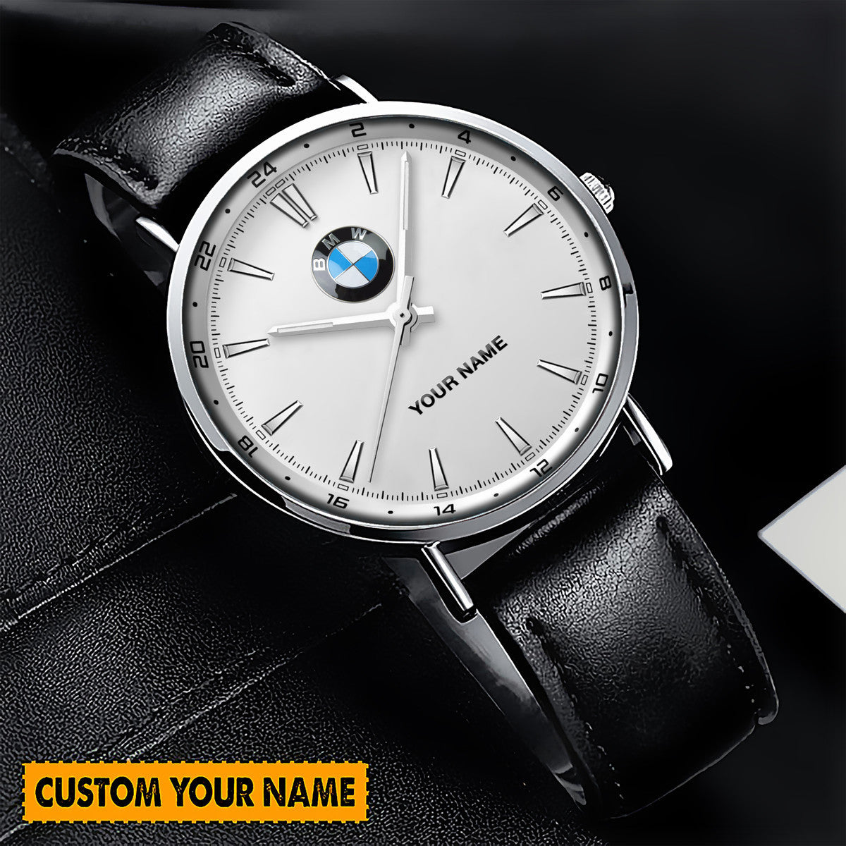 Personalized BW Quartz Leather Watch P120306