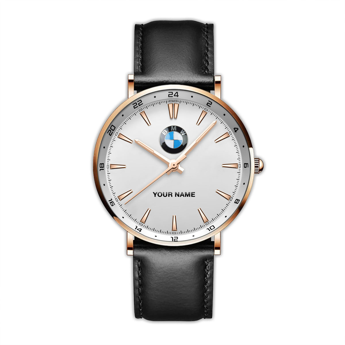 Personalized BW Quartz Leather Watch P120306