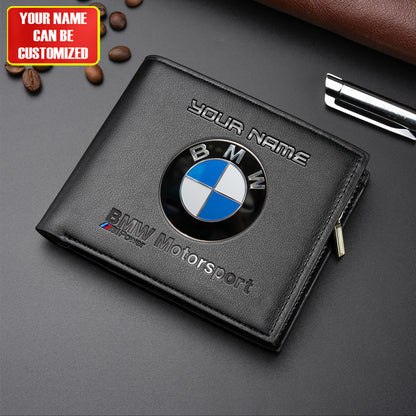 Personalized BW Motorsport Leather Wallet P030405