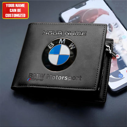 Personalized BW Motorsport Leather Wallet P030405