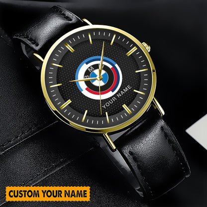 Personalized BW Motorsport Quartz Leather Watch P290207
