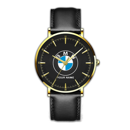 Personalized BW Quartz Leather Watch P290210
