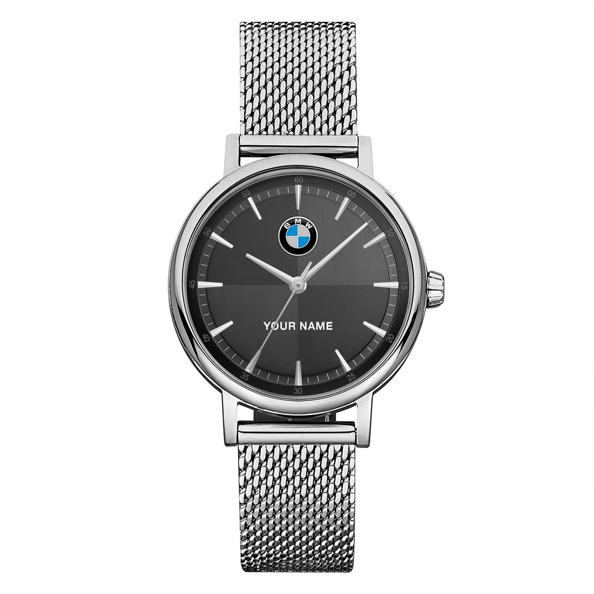 Personalized BW Stainless Steel Watch Men Women P060301