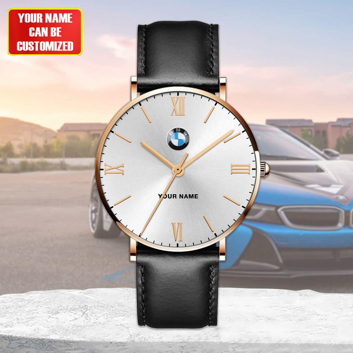 Personalized BW Luxury Quartz Leather Watch P100501