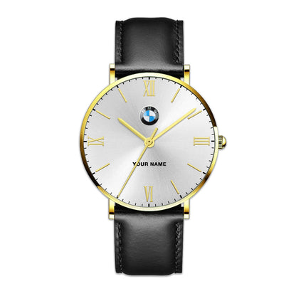 Personalized BW Luxury Quartz Leather Watch P100501
