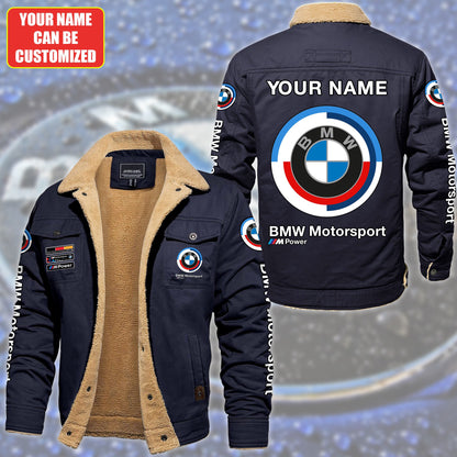 Personalized BW Motorsport Fleece Thermal Cotton Jacket S131103