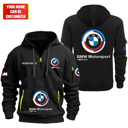 Personalized BW Zip-Hoodie Cotton Jacket P120405