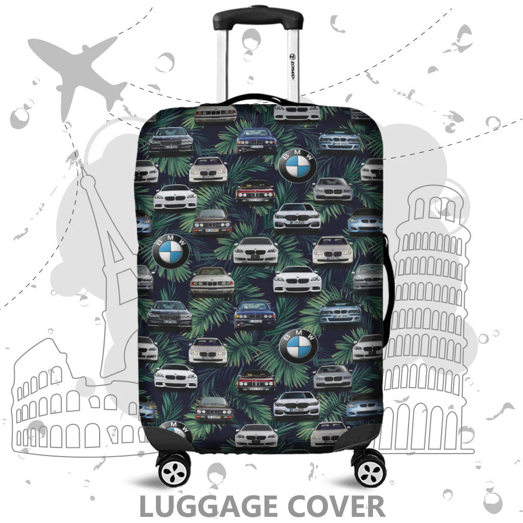 BW Aloha Hawaiian Art Luggage Cover