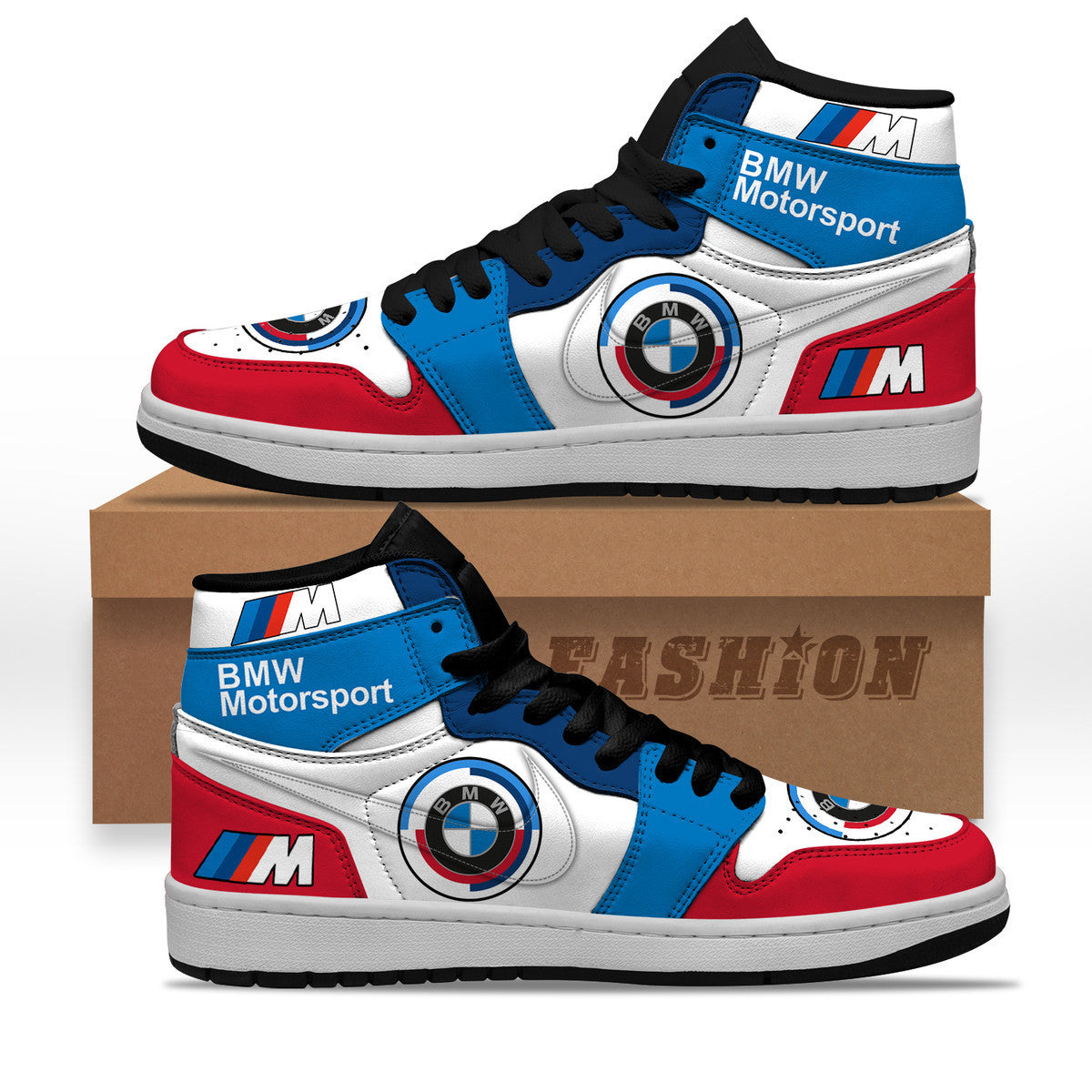 BW Motorsport AJ1 High Custom Sneaker S220106