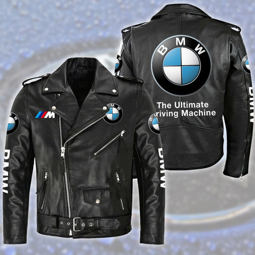 BW Zipper Vintage Leather Jacket S260107