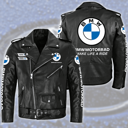 BW Motorrad Zipper Vintage Leather Jacket S260108