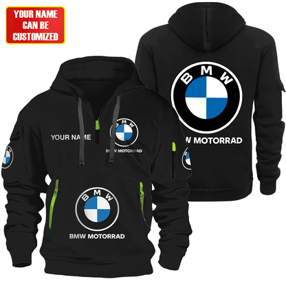 Personalized BW Motorrad Zip-Hoodie Cotton Jacket S230510