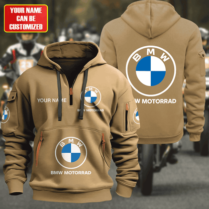 Personalized BW Motorrad Zip-Hoodie Cotton Jacket S230510