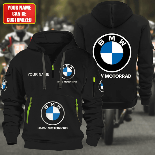 Personalized BW Motorrad Zip-Hoodie Cotton Jacket S230510