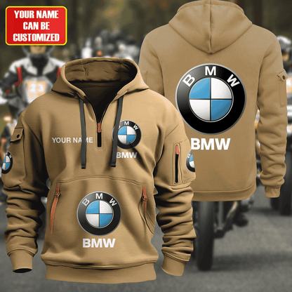 Personalized BW Zip-Hoodie Cotton Jacket S230511