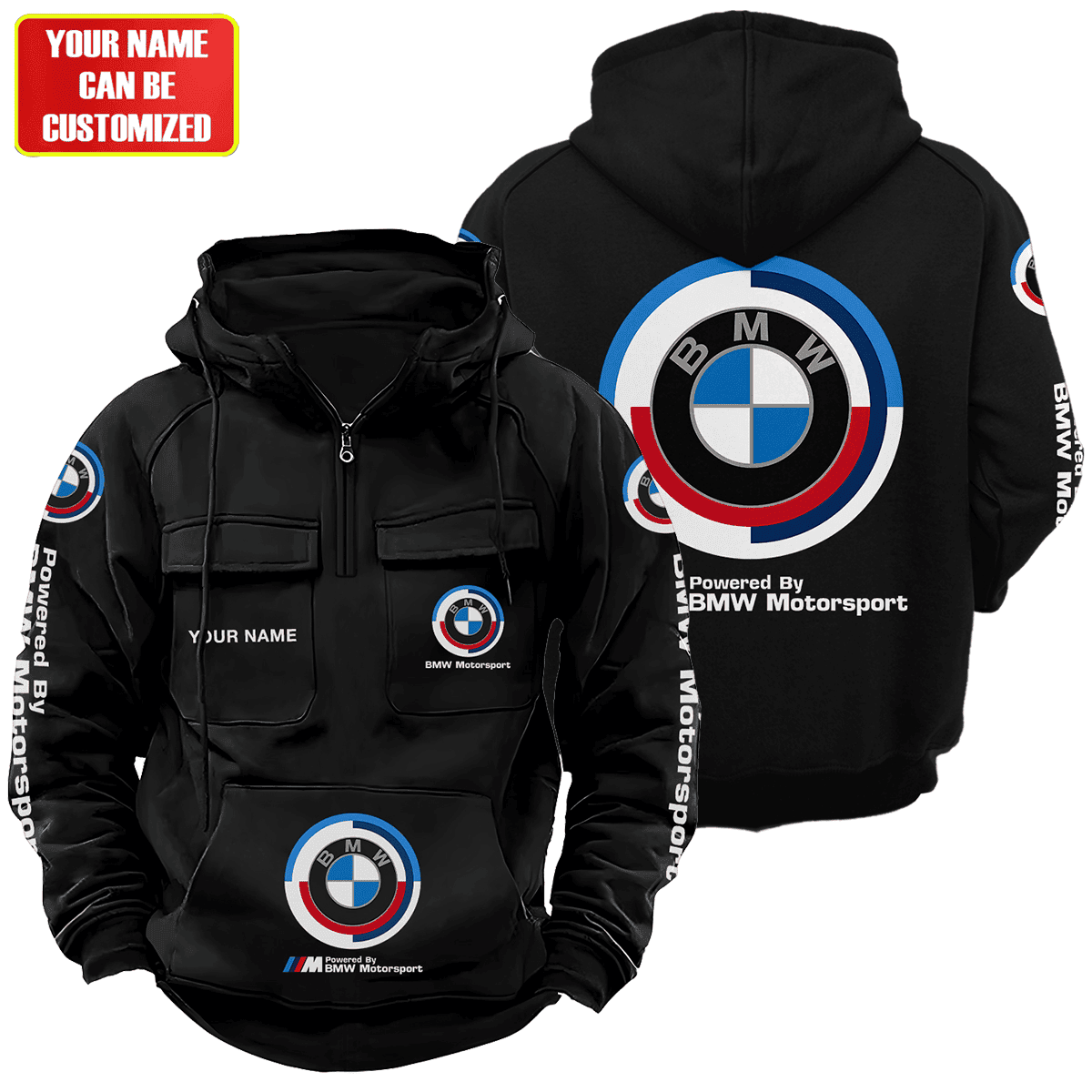 Personalized BW Motorsport Retro Cotton Hoodie S280506