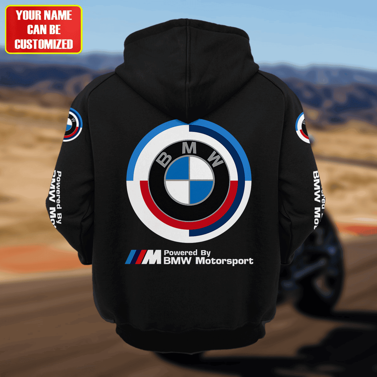 Personalized BW Motorsport Retro Cotton Hoodie S280506