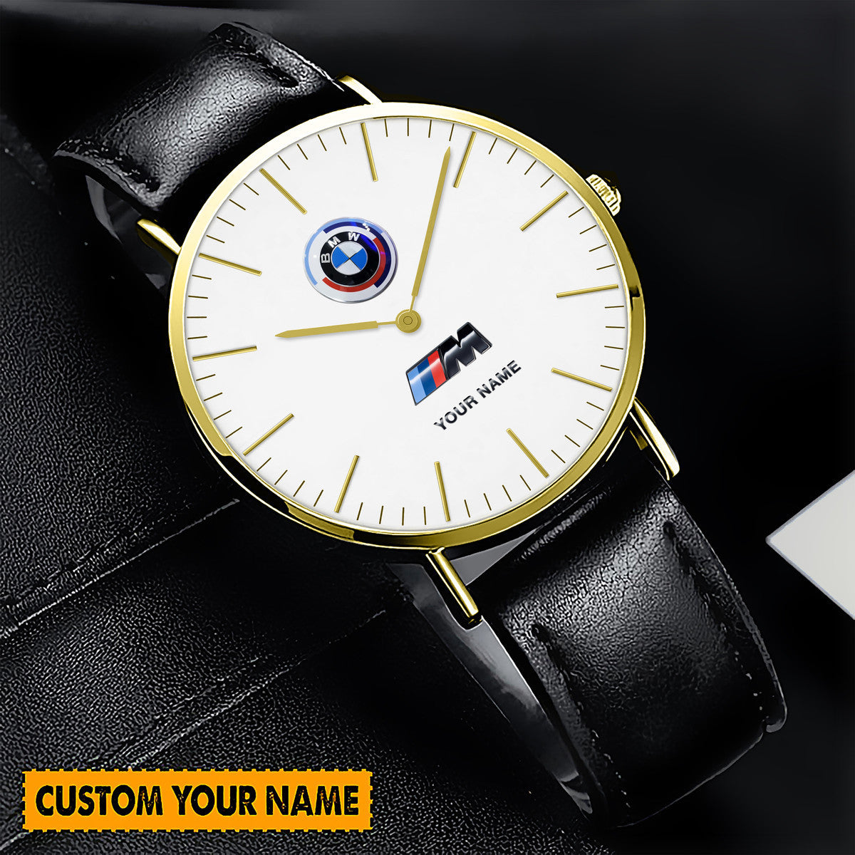 Personalized BW Classic Quartz Leather Watch P300501
