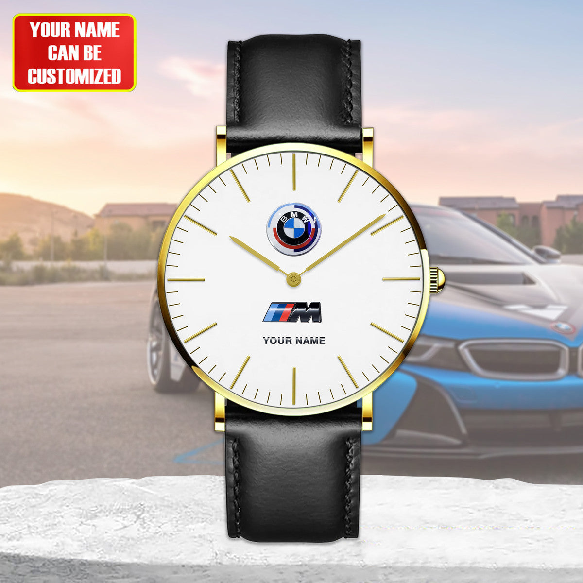 Personalized BW Classic Quartz Leather Watch P300501