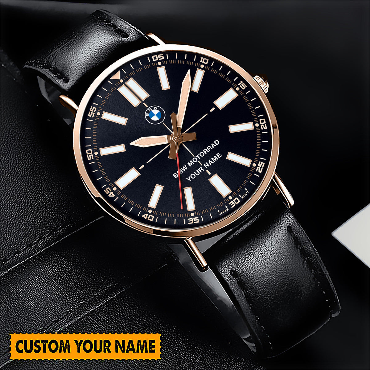 Personalized BW Classic Quartz Leather Watch QB200701