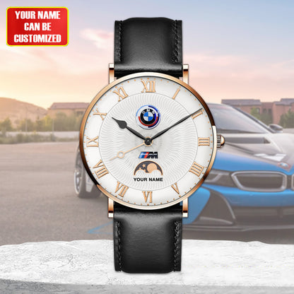 Personalized BW Classic Quartz Leather Watch QB220706