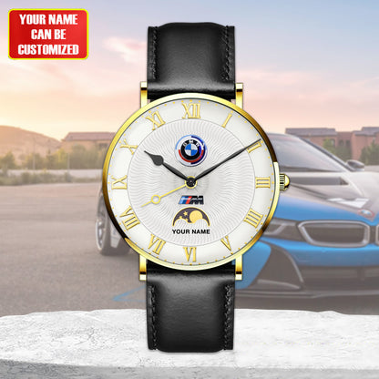 Personalized BW Classic Quartz Leather Watch QB220706