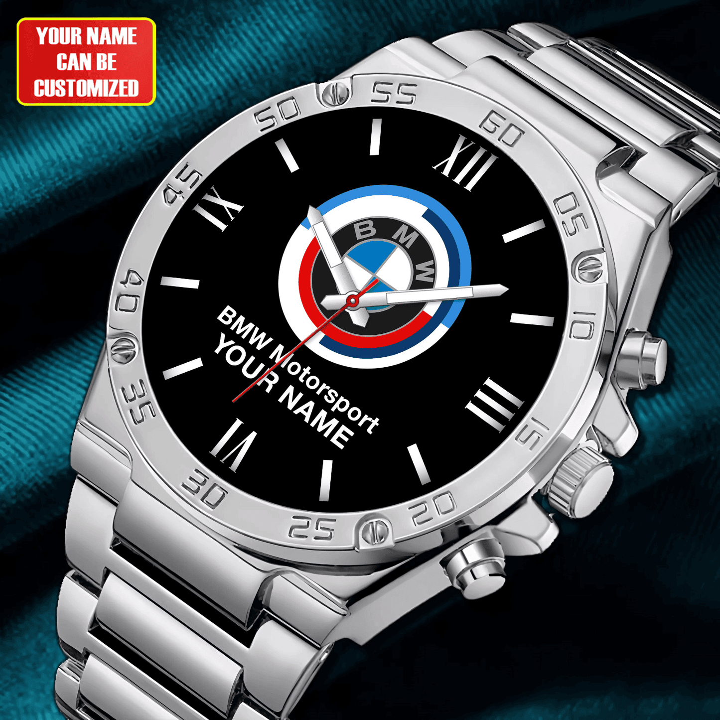 Personalized BW Motorsport Dial Steel Watch S010804