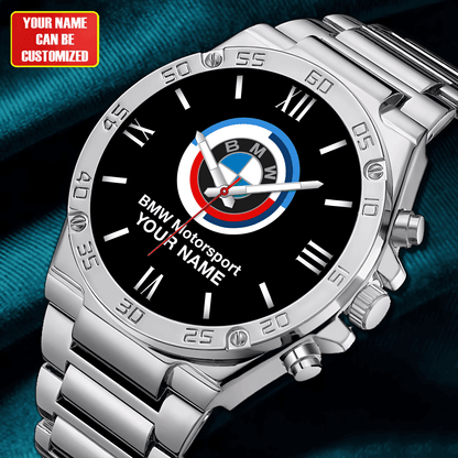 Personalized BW Motorsport Dial Steel Watch S010804