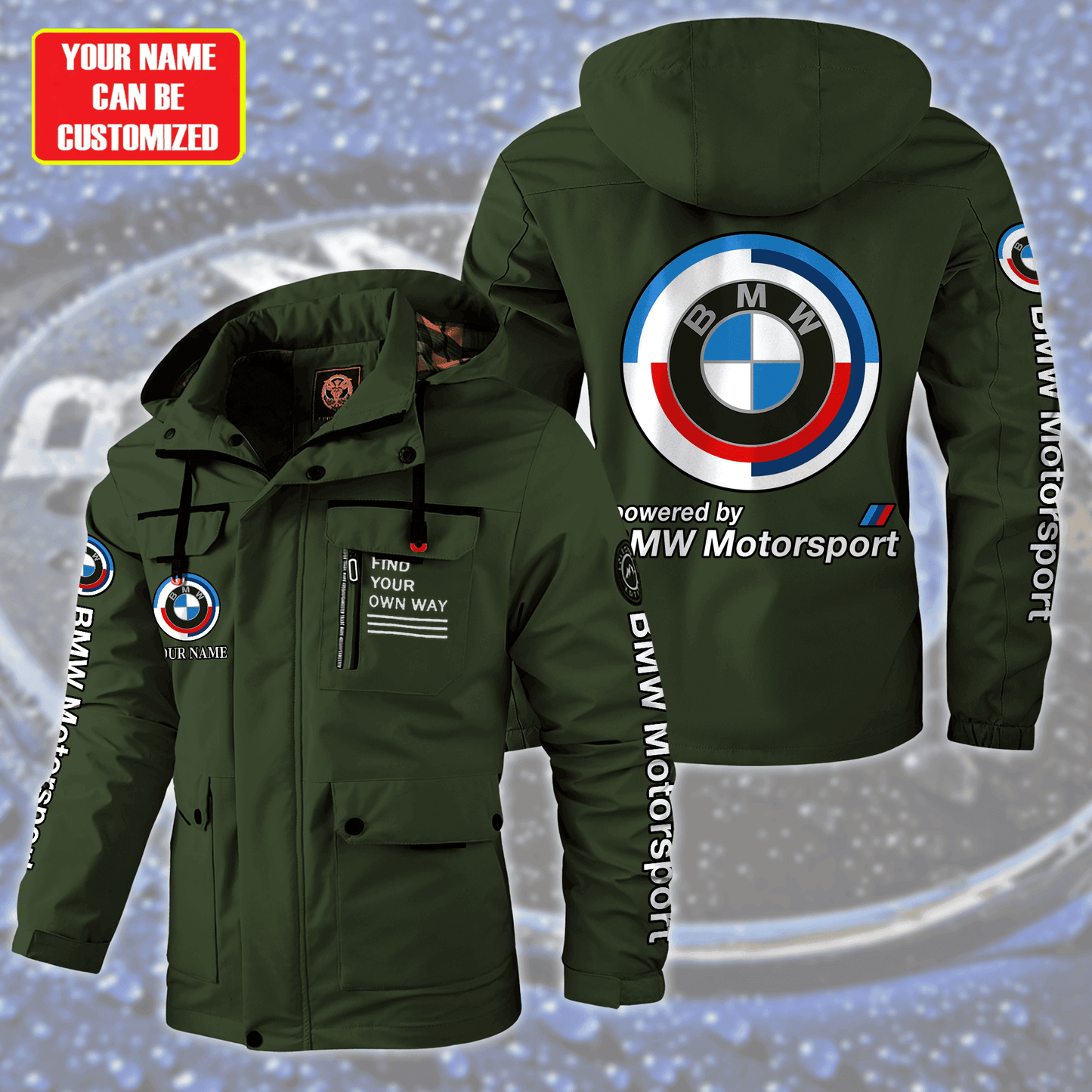 BW Motorsport Windbreaker Hooded Jacket S021006