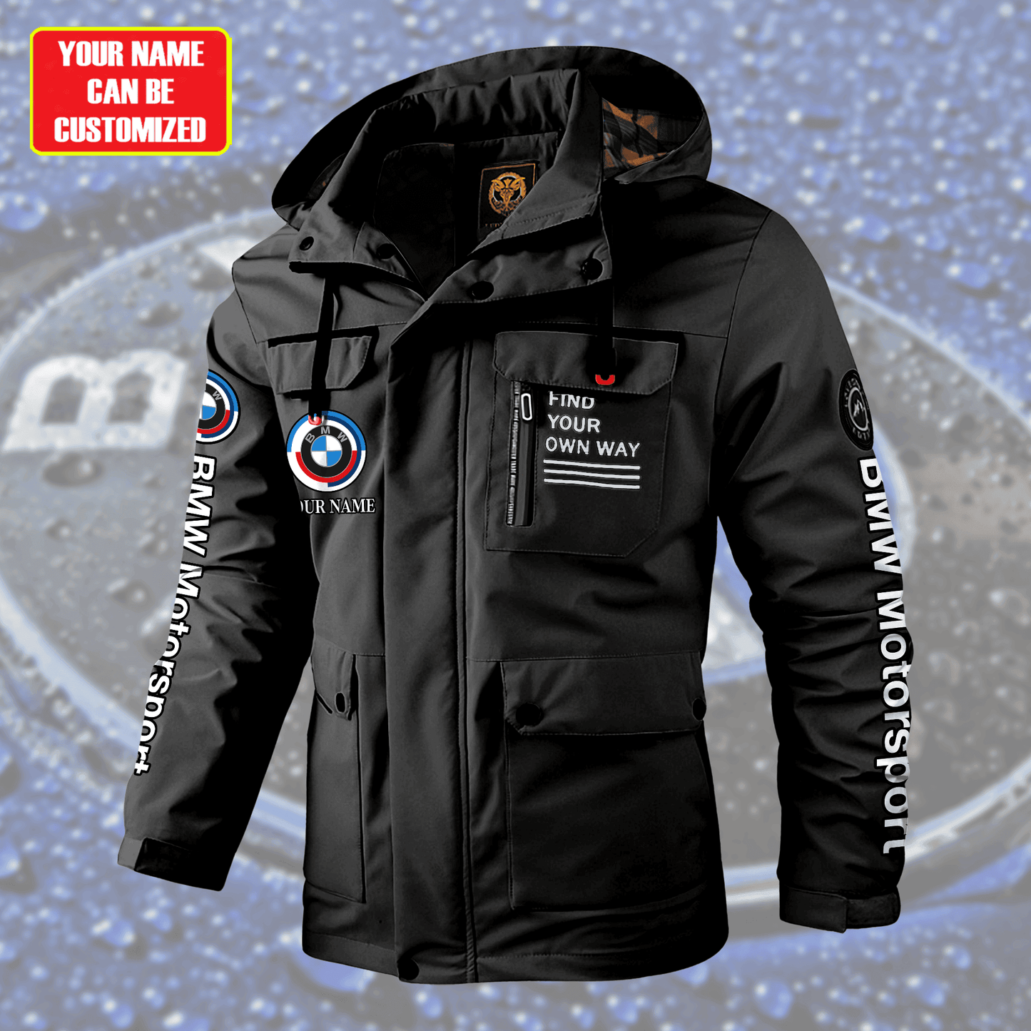 BW Motorsport Windbreaker Hooded Jacket S021006