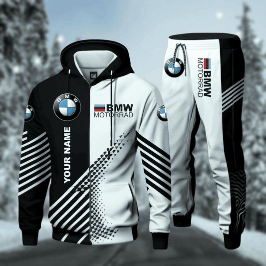 BW 3D All over Printed Hoodie and Sweatpants set QB291006