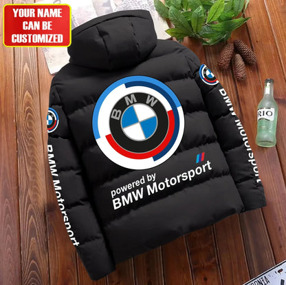 Personalized BW Motorsport Puffer Jacket With Hood S111102