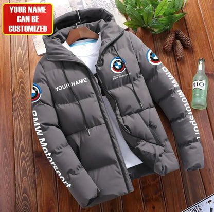 Personalized BW Motorsport Puffer Jacket With Hood S111102