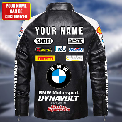 Personaziled BW2 New Leather Biker Jacket P270201