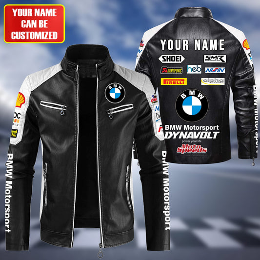 Personaziled BW2 New Leather Biker Jacket P270201