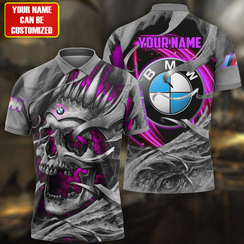 Personalized Purple Skull Bw All Over Printed Unisex Shirt Q310304