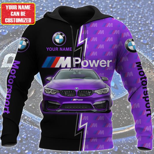 Personalized Purple Bw All Over Printed Unisex Shirt Q070404