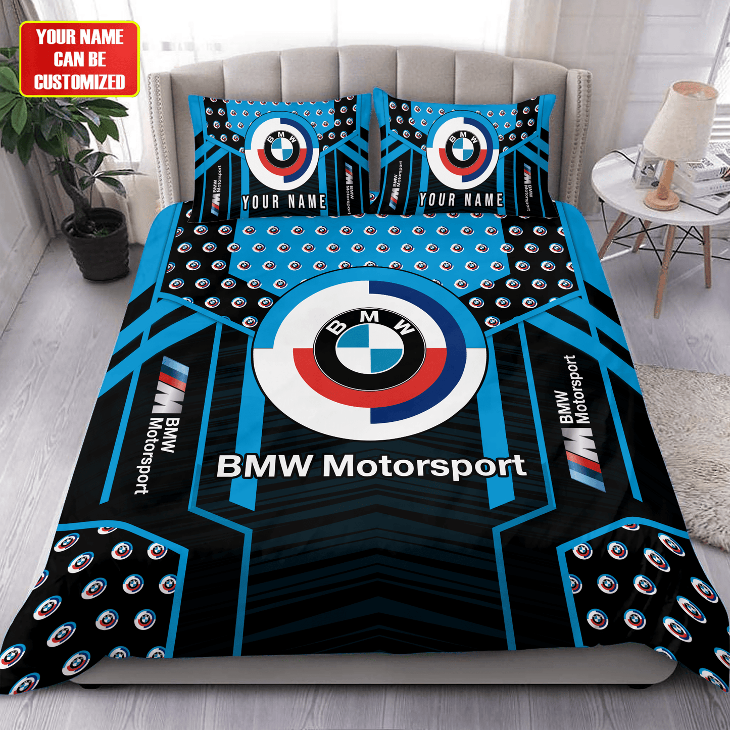 Personalized Bw Motorsport All Over Printed Bedding Set P020802