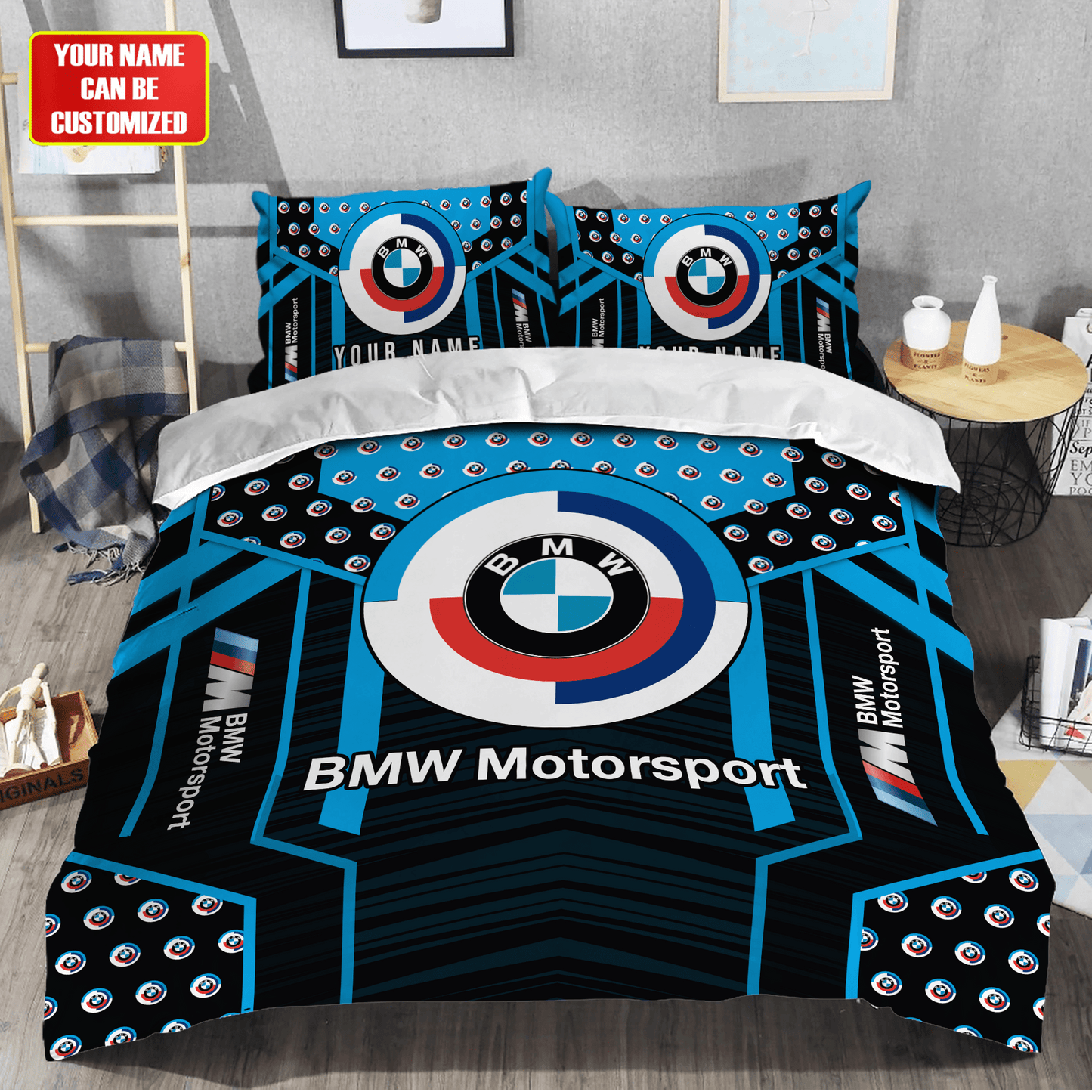 Personalized Bw Motorsport All Over Printed Bedding Set P020802