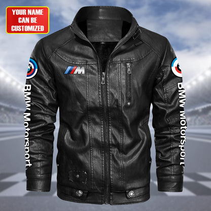Personaziled BW Motorsport Vintage Leather Jacket P020801
