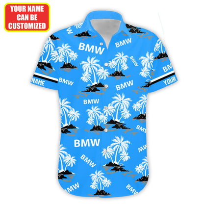 Personalized BW Motorsport Tropical Hawaii Shirt Beach Short P020805